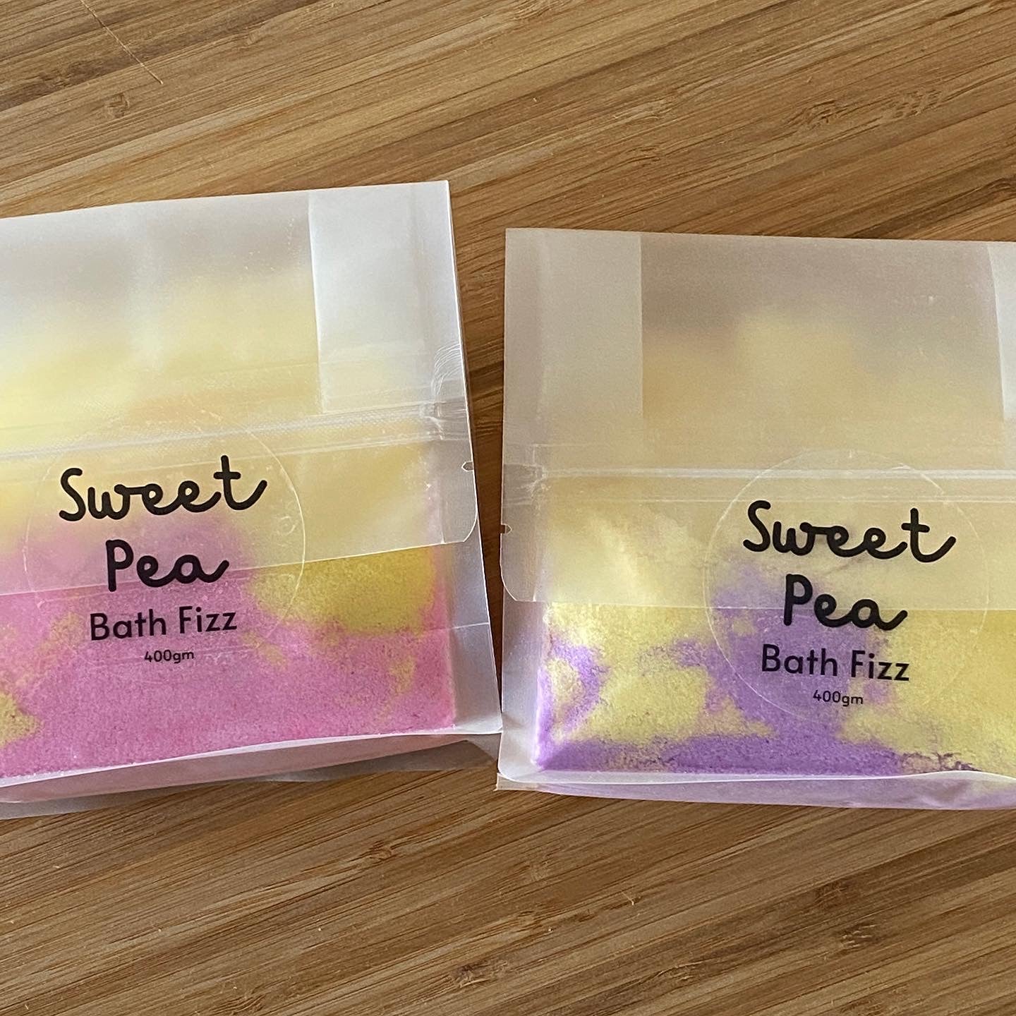 Sweet Pea Crystal Bath Fizz