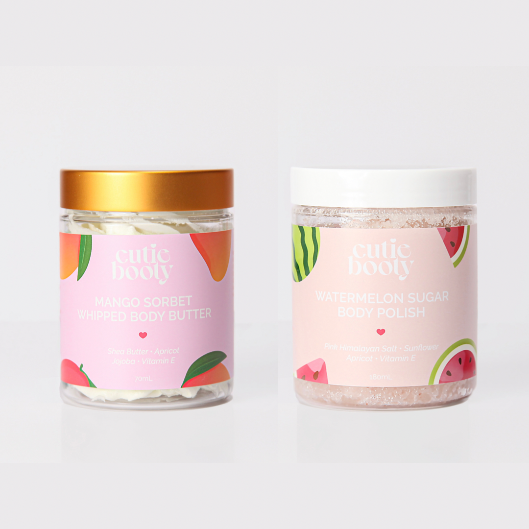Whipped Body Butter and Jar Duo